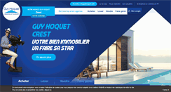 Desktop Screenshot of guyhoquet-immobilier-crest.com