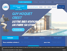 Tablet Screenshot of guyhoquet-immobilier-crest.com